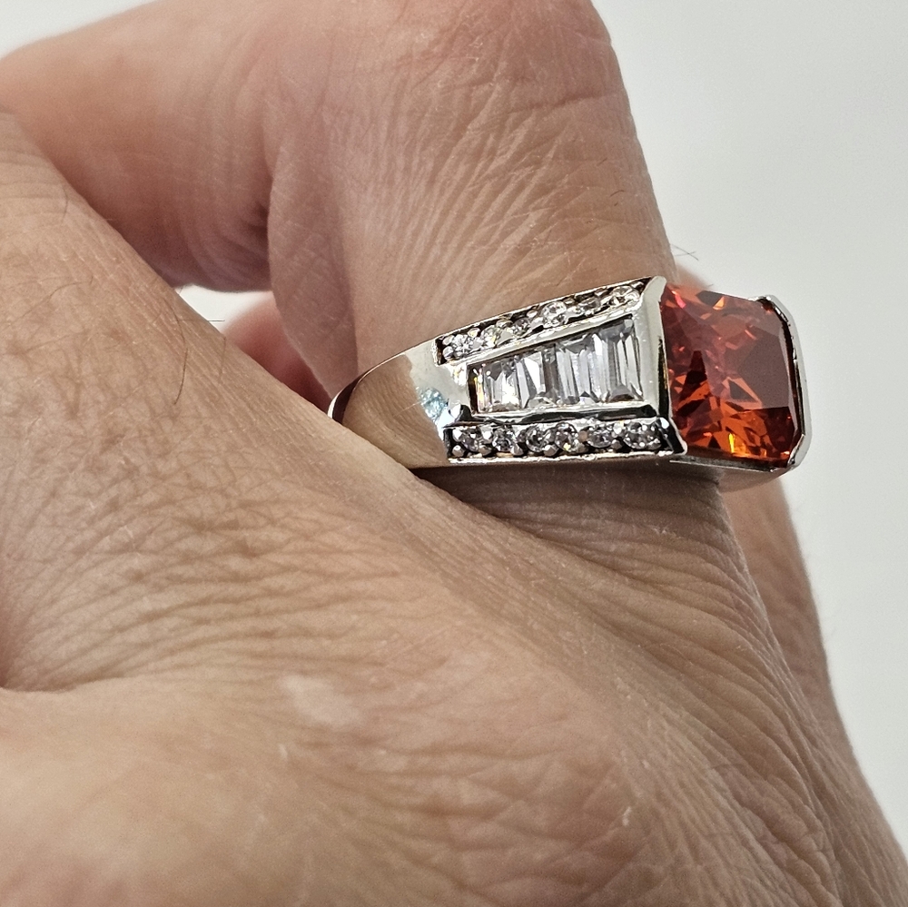 Vintage Victoria Wieck Absolute Gemstones Sterling Silver Ring Sz 8! - Picture 12 of 14